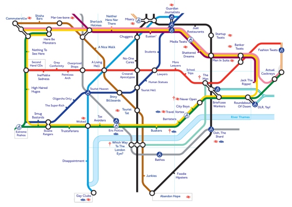 tube map telling the truth