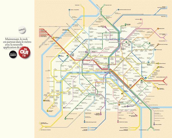 oui-fm-carte métro paris groupes de rock